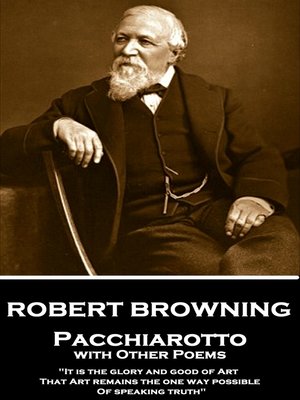 cover image of Pacchiarotto with Other Poems